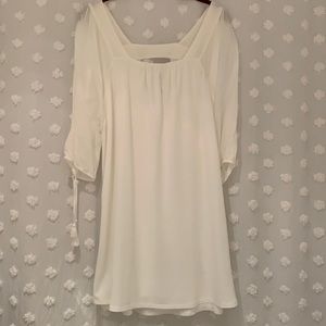 Zara dress. White. Size small. Will fit up to large
